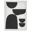 TOILE IMPRIMEE ABSTRAIT CYNTHIA X5 PIECES