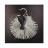 TOILE IMPRIMEE DANSEUSE 78X78CM