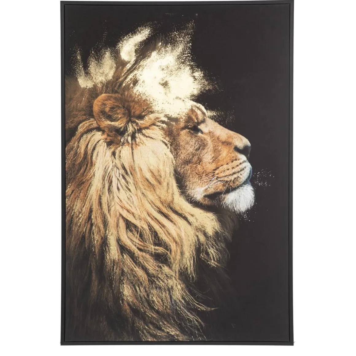TOILE IMPRIMEE LION 60X90CM