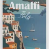 TOILE MURALE 40X50CM DECOR AMALFI