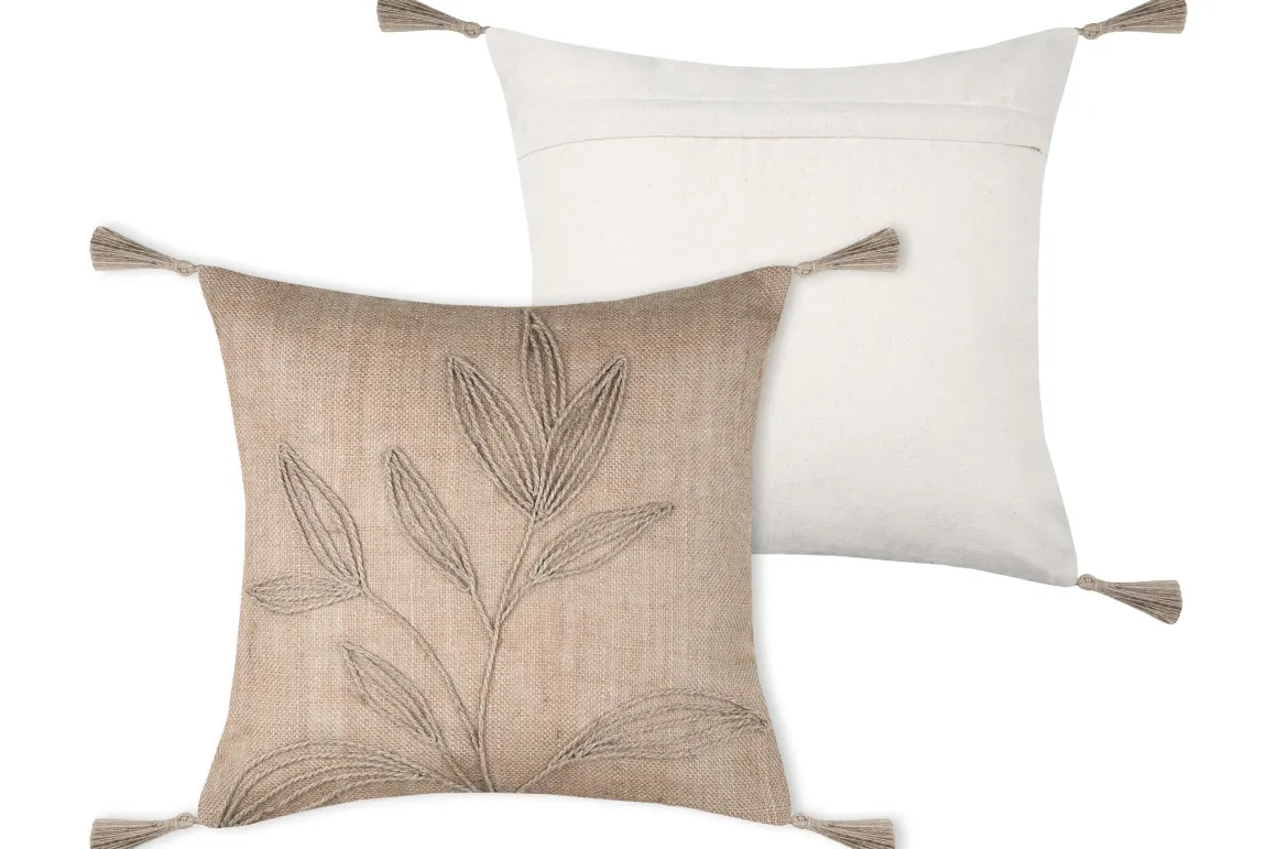 TOPIARY COUSSIN 40X40CM NATUREL