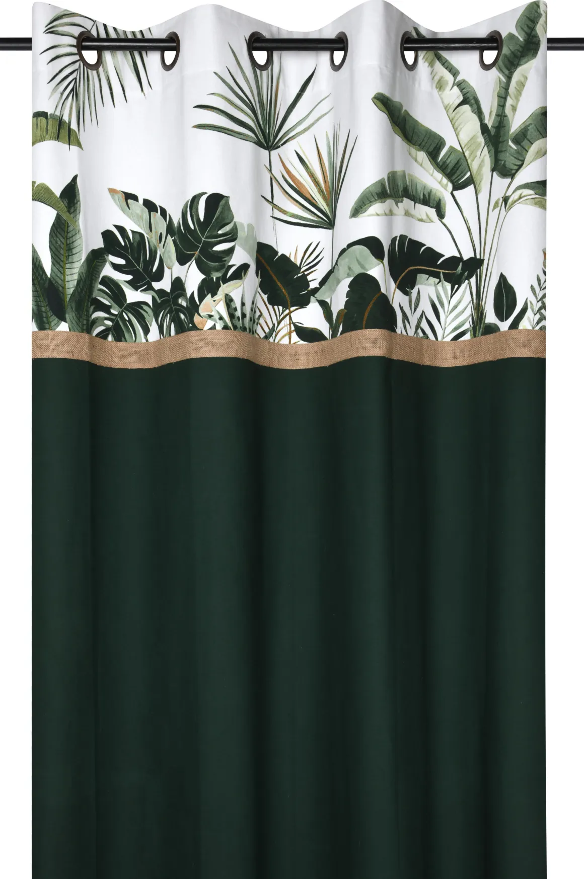 TOPIARY RIDEAU 140X260CM OEILLETS VERT