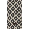 TORCHON CHEF LOSANGE 50X70CM COTON NOIR