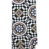 TORCHON CHEF MOSAIQUE 50X70CM COTON FRAMBOISE