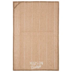 TORCHON COTON IMPRIME CAFE BORDELAIS 45X70CM
