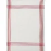TORCHON OSCAR 50X70CM COTON POLYESTER ROUGE