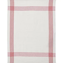 TORCHON OSCAR 50X70CM COTON POLYESTER ROUGE