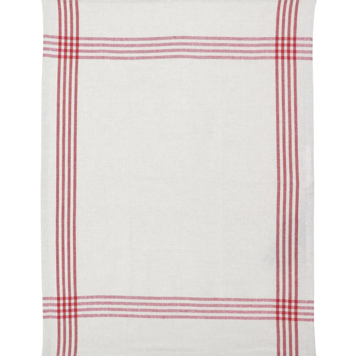TORCHON OSCAR 50X70CM COTON POLYESTER ROUGE
