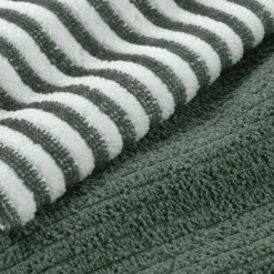 3 TORCHONS 40X40 CM MICROFIBRE CUISTOT KAKI