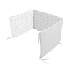 TOUR LIT GAZE COTON 40X180CM BLANC