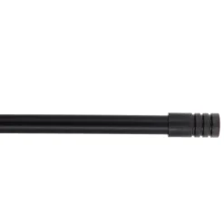 TRINGLE EXTENSIBLE BISTROT 85X135CM EMBOUT NOIR SATINE