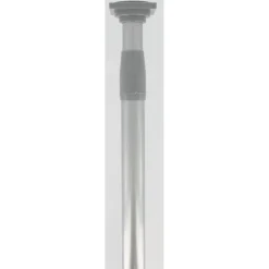 TRINGLE EXTENSIBLE ENTRE MURS D22 70 120CM ARGENT