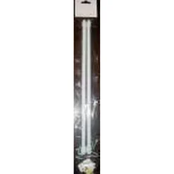 TRINGLE EXTENSIBLE OVALE 50 X 80 ET 4 SUPPORTS BLANC