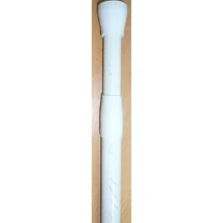 TRINGLE EXTENSI ENTRE MURS D22 70 120CM BLANC ET OR