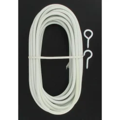 TRINGLE RESSORT GAINE 2M X1 BLANC