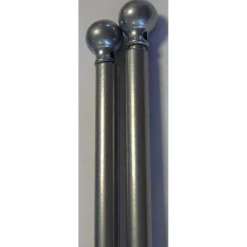 TRINGLE VITRAGE RONDE EXTENSIBLE D7 80 X 110 X 2 ARGENT