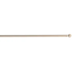 TRINGLE VITRAGE RONDE EXTENSIBLE D.7 60X80CM X2 OR MAT