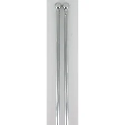 TRINGLE VITRAGE RONDE EXTENSIBLE D7 40 X 60 X 2 CHROME