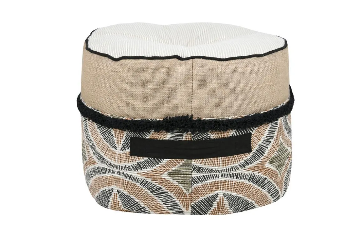 TUCANO POUF ROND 40X30CM NATUREL