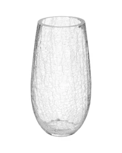 VASE BOMBE CRAQUELE D.14X27CM