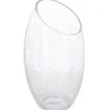 VASE BOMBE CRAQUELE H.23CM