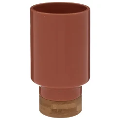 VASE CERAMIQUE BAMBOU COLLECTIONNEUR PECHE H.18CM