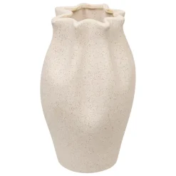 VASE CERAMIQUE GRIGOR BLANC H.20.5CM