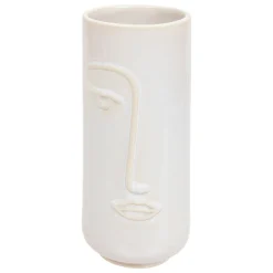 VASE CERAMIQUE REACTIVE VISAGE SOLEYA H.25CM