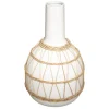 VASE CERAMIQUE ROTIN H.28.5CM
