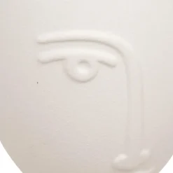 VASE CERAMIQUE VISAGE PAM H.19.8CM
