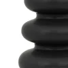VASE CLOTHILDE CERAMIQUE NOIR H.25CM