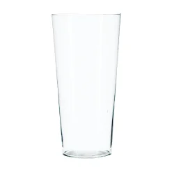 VASE CONIQUE TRANSPARENT H.30CM