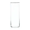 VASE CYLINDRE TRANSPARENT H.40CM