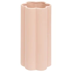 VASE FLEURS THE FLORAL COLLECTION CERAMIQUE ROSE H.28CM