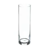 VASE FLORA CYLINDRE TRANSPARENT H.26CM