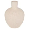 VASE MAGNESIE BOULE TED BLANC H.33CM