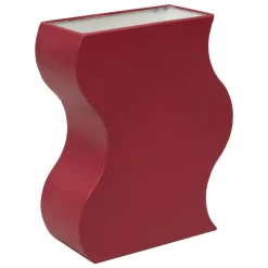 VASE METAL VAGUE CHERI RUBY H.25CM