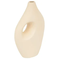 VASE NOLA CERAMIQUE BEIGE H.30CM