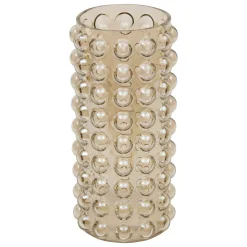 VASE VERRE BOULE IRISE DORIA H.28CM