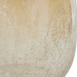VASE VERRE CRAQUELE ALEXIS DORE H.25CM