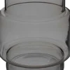 VASE VERRE GEOMETRIQUE GRIS MAY H.26.5CM