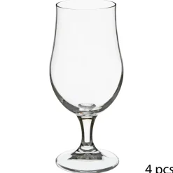 VERRE A BIERE X4 SUR PIED