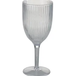VERRE A PIEDS RELIEF 35CL TRANSPARENT