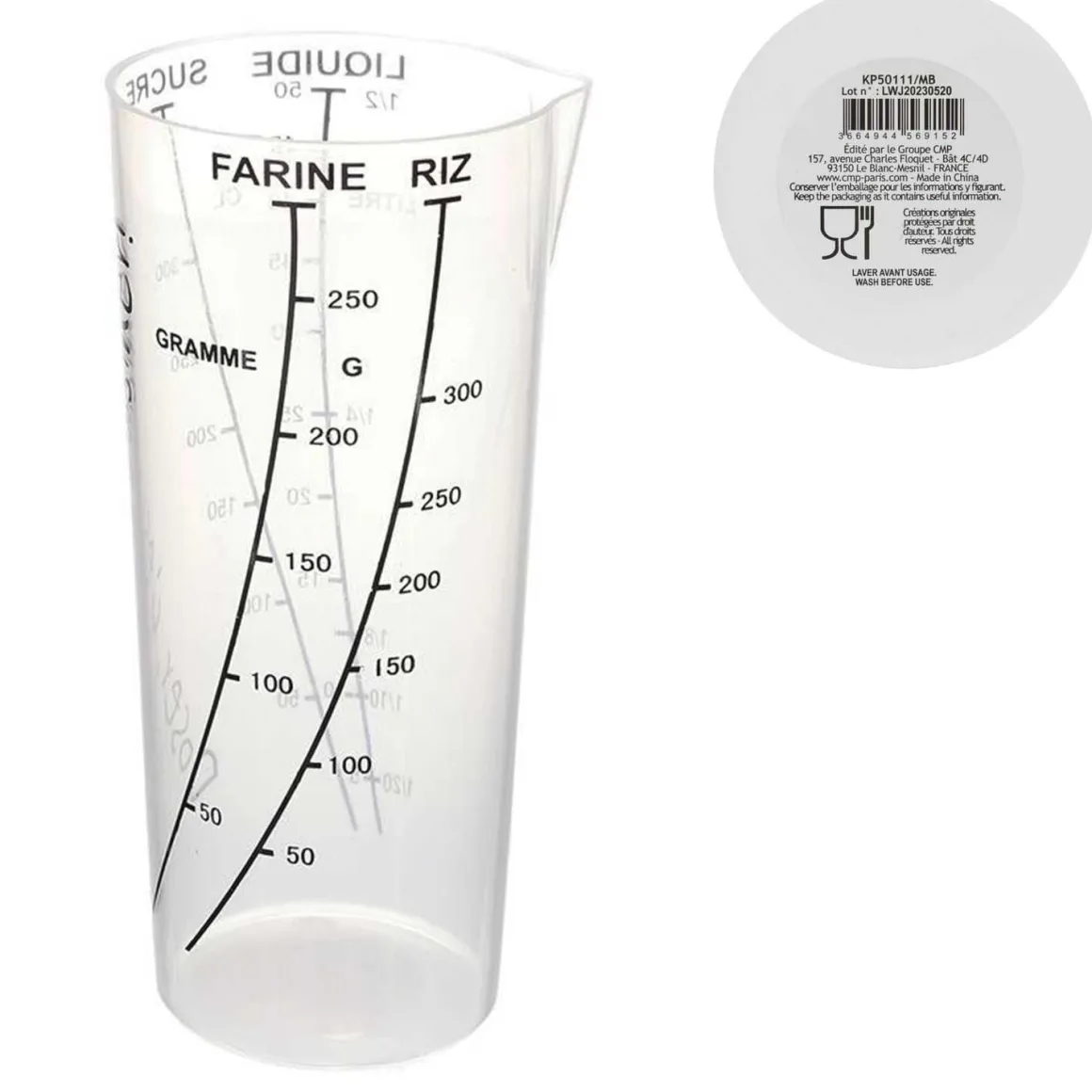 VERRE DOSEUR