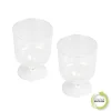VERRES A VIN EAU PLASTIQUE 15CL TRANSPARENT X10PCS