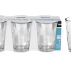 6 VERRES FLOWER 20CL
