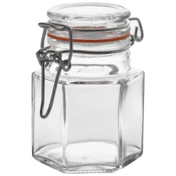 VERRINE HERMETIQUE HEXAGONE 10CL