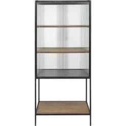 VITRINE BIBLIOTHEQUE 2 PORTES BAKOS