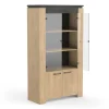 VITRINE 2 PORTES ET 2 PORTES VITREES AUSTIN
