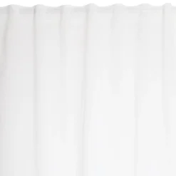 VOILAGE ACCADIA BLANC 140X280CM GALON FRONCEUR PATTE CACHEE